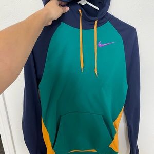 Nike sweatshirt.